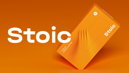 Разработка названия и упаковки для торговой марки одноразовых перчаток для бизнеса Stoic