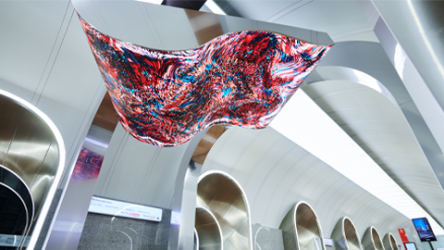 Арт-инсталляция «Интернет на БКЛ летает»