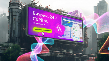 Коммуникационная кампания по запуску на рынок нового B2B-инструмента – Битрикс24 CoPilot для бизнеса